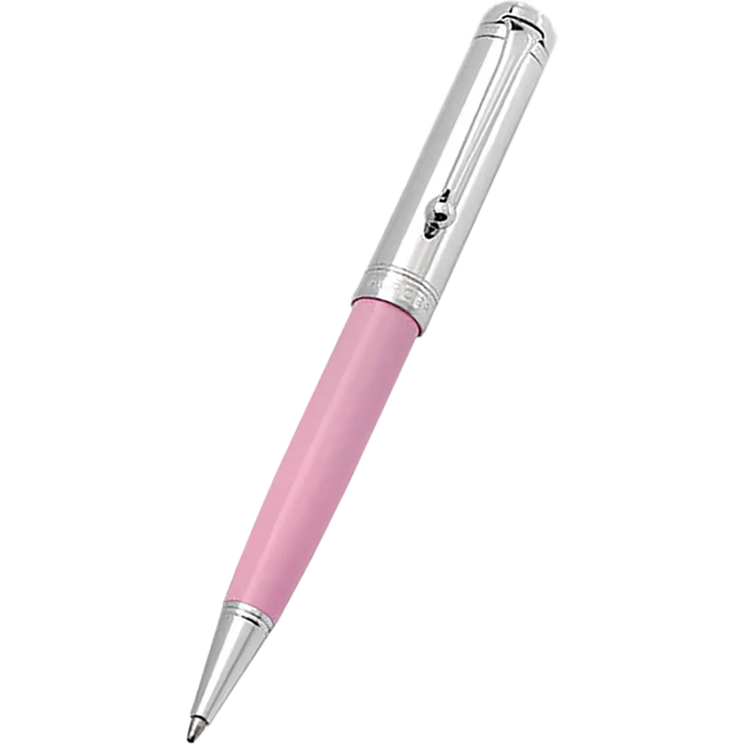 Aurora Talentum Ballpoint Pen - Pink - Chrome Trim-Pen Boutique Ltd