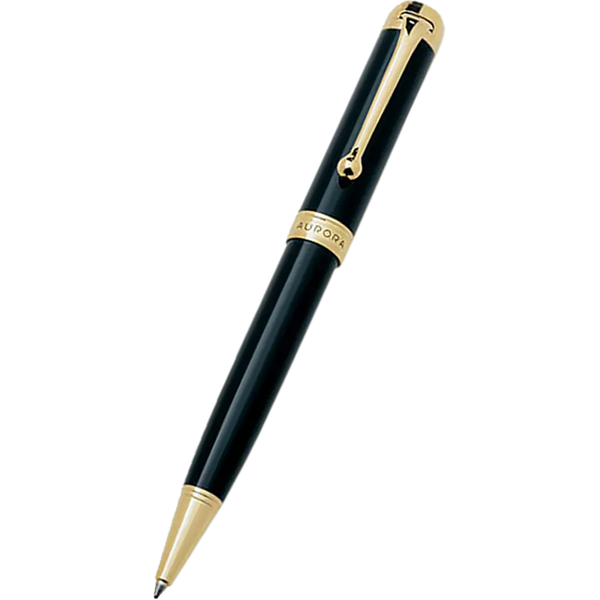 Aurora Talentum Classic Ballpoint Pen - Black - Gold Trim-Pen Boutique Ltd