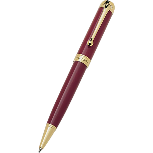 Aurora Talentum Classic Ballpoint Pen - Burgundy - Gold Trim-Pen Boutique Ltd