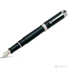 Aurora Talentum Classic Fountain Pen - Black - Chrome Trim-Pen Boutique Ltd