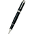 Aurora Talentum Classic Rollerball Pen - Black - Chrome Trim-Pen Boutique Ltd