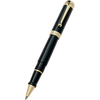 Aurora Talentum Classic Rollerball Pen - Black - Gold Trim-Pen Boutique Ltd