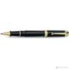 Aurora Talentum Classic Rollerball Pen - Black - Gold Trim-Pen Boutique Ltd