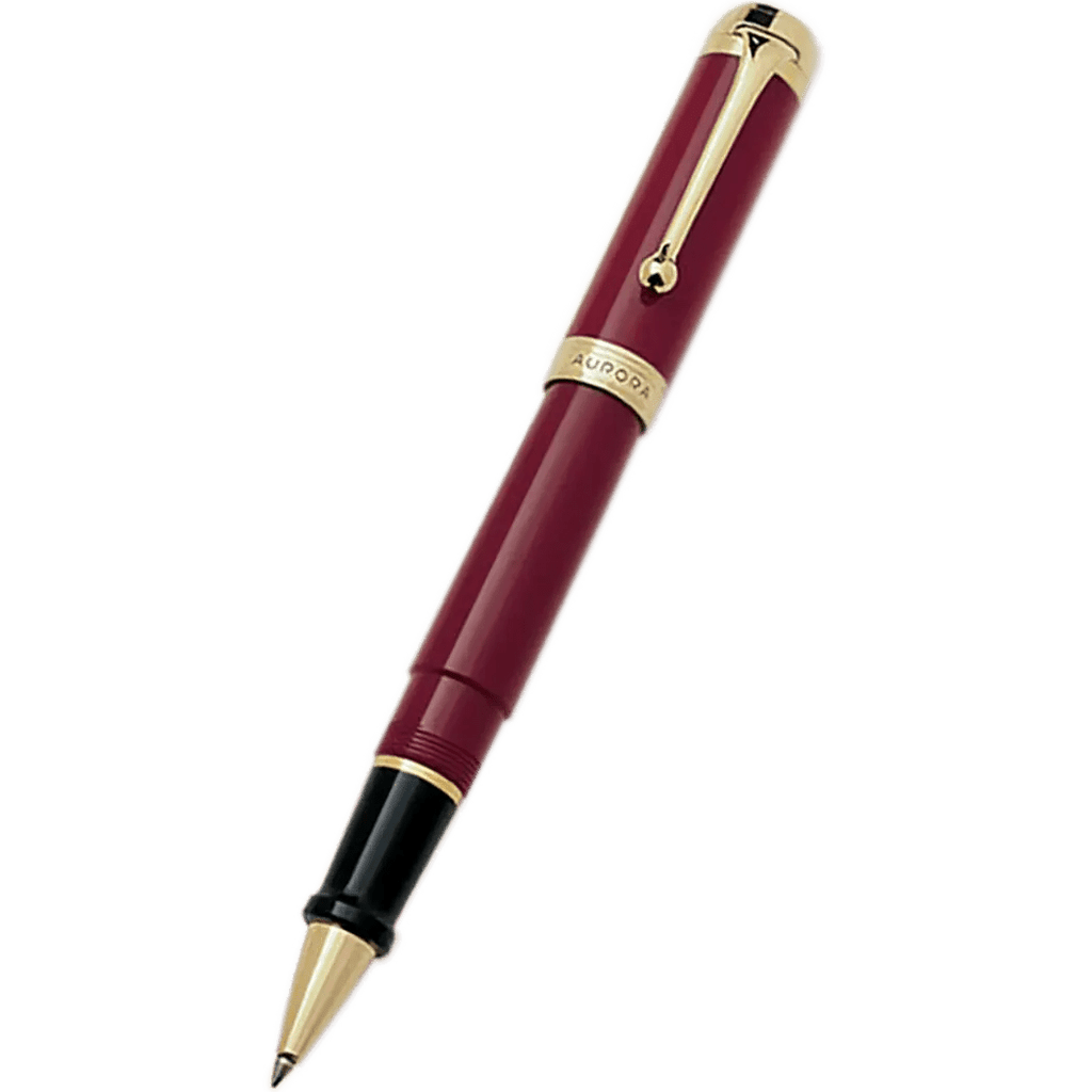 Aurora Talentum Classic Rollerball Pen - Burgundy - Gold Trim - Pen Boutique Ltd