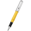 Aurora Talentum Rollerball Pen - Yellow - Chrome Trim - Pen Boutique Ltd