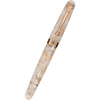 Aurora 888 Volterra Fountain Pen - Alabaster Auroloide - Gold Trim - 18k Nib (Limited Edition)-Pen Boutique Ltd
