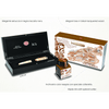 Aurora 888 Volterra Fountain Pen - Alabaster Auroloide - Gold Trim - 18k Nib (Limited Edition)-Pen Boutique Ltd