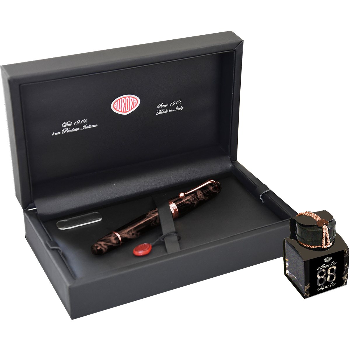 Aurora 88 Fountain Pen - Cognac Ebonite - Limited Edition-Pen Boutique Ltd