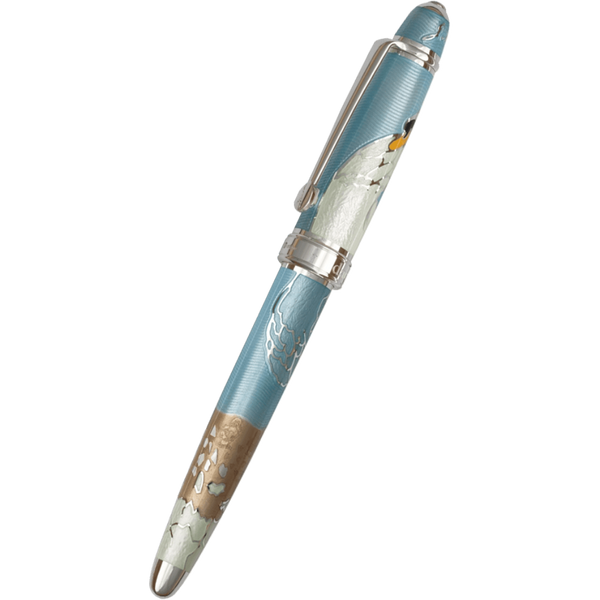 David Oscarson Hans Christien Andersen Rollerball Pen - Azure Copper White