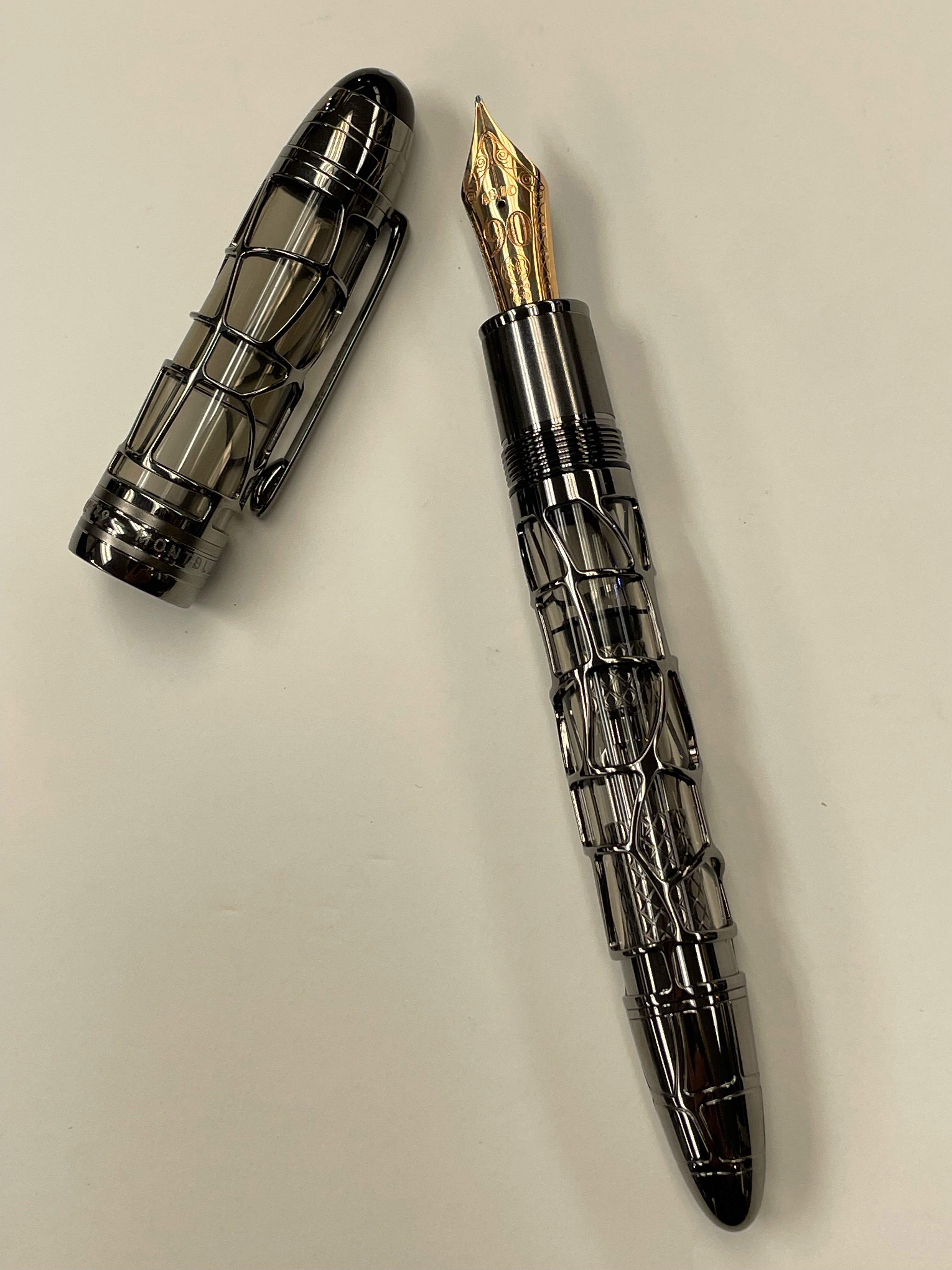 Montblanc Meisterstuck 90th Anniversary Fountain Pen - Skeleton (Limited Edition) M-Pen Boutique Ltd