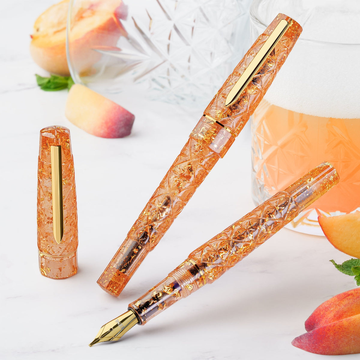 Benu Cocktail Hour Fountain Pen - Bellini-Pen Boutique Ltd