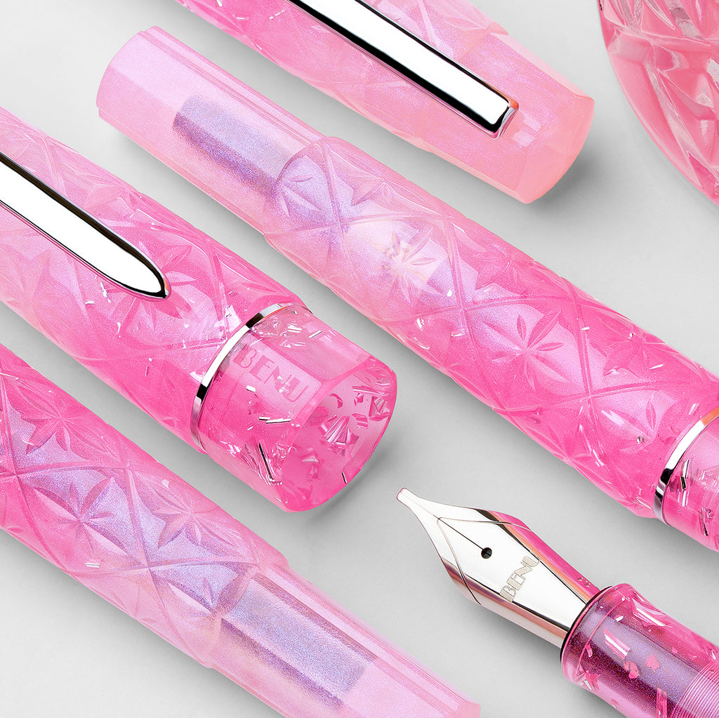 Benu Cocktail Hour Fountain Pen - Pink Lady-Pen Boutique Ltd