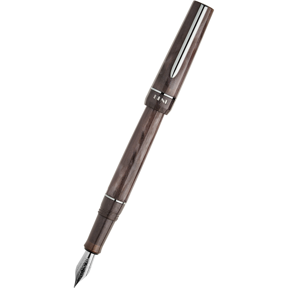 Benu Haute Fountain Pen - Satin-Pen Boutique Ltd