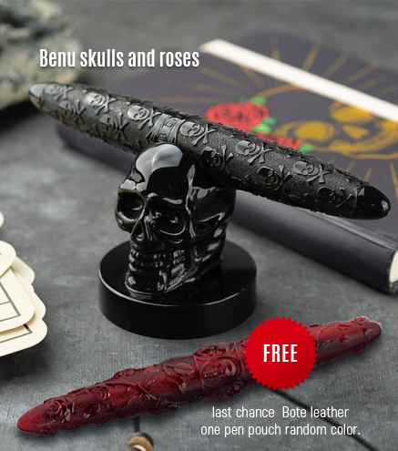 Benu skulls and roses