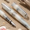 Benu Euphoria Fountain Pen - White Beach-Pen Boutique Ltd