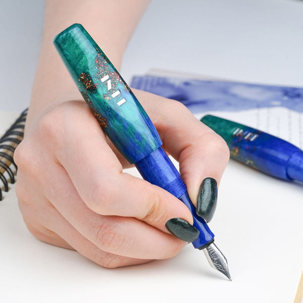 Benu Pixie Fountain Pen - Emerald Sea-Pen Boutique Ltd