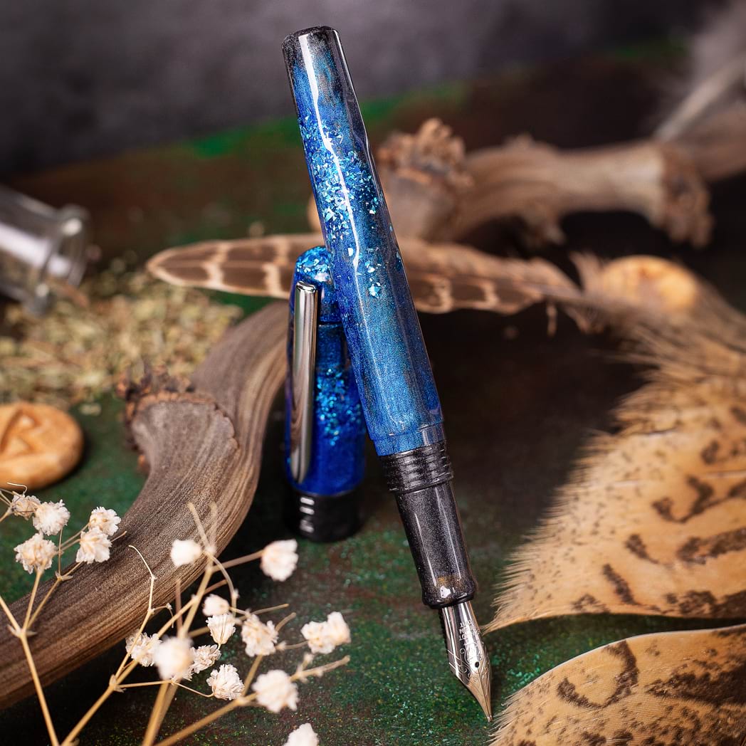 Benu Talisman Fountain - Hawk's Eye-Pen Boutique Ltd