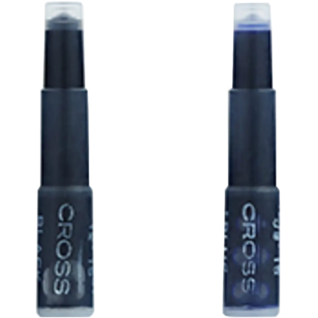 Cross Fountain Pen Ink Cartridges - Blue/Black-Pen Boutique Ltd
