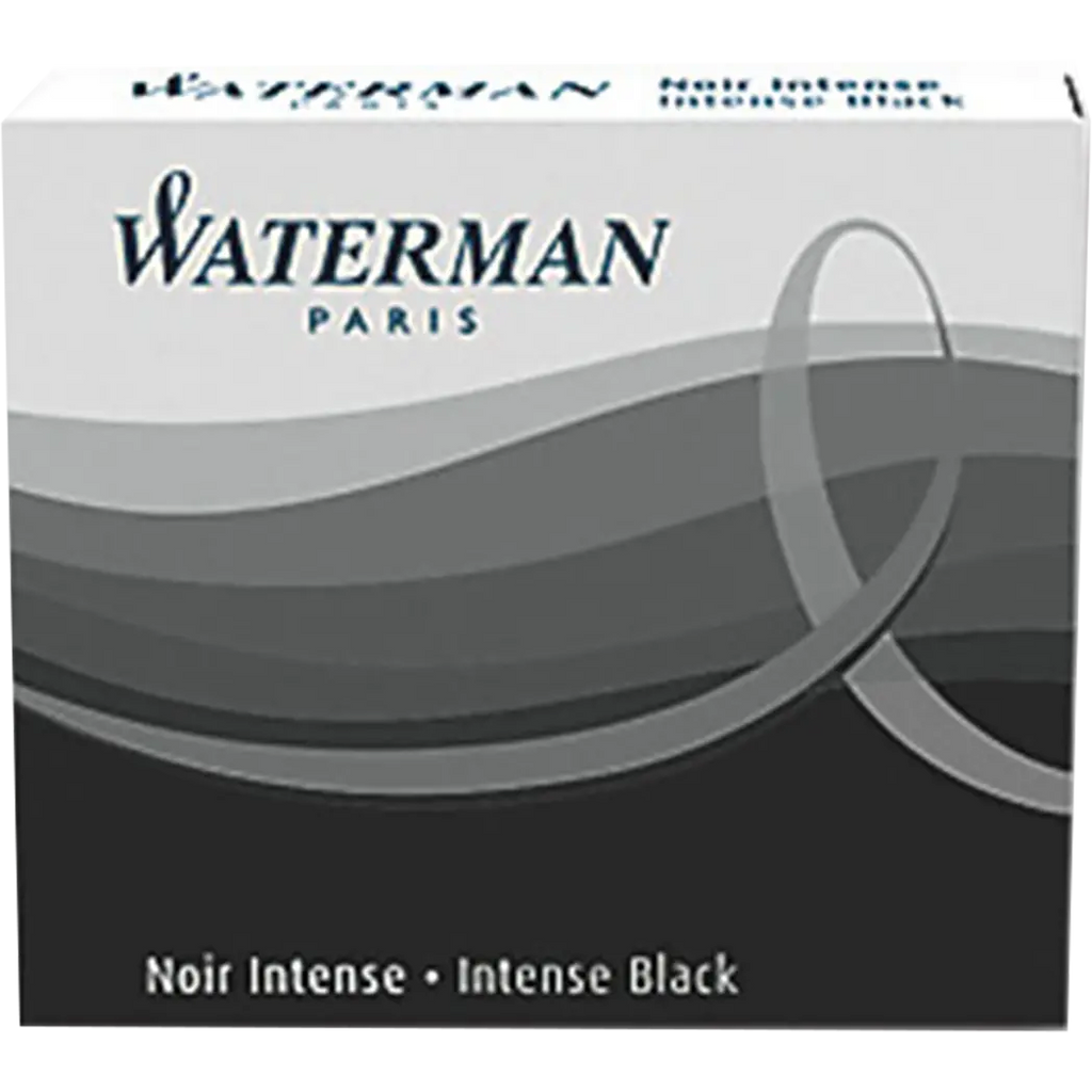Waterman Mini Lady Ink Cartridges - Intense Black - 6/Box-Pen Boutique Ltd