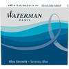 Waterman Mini Lady Ink Cartridges - Serenity Blue - 6/Box-Pen Boutique Ltd