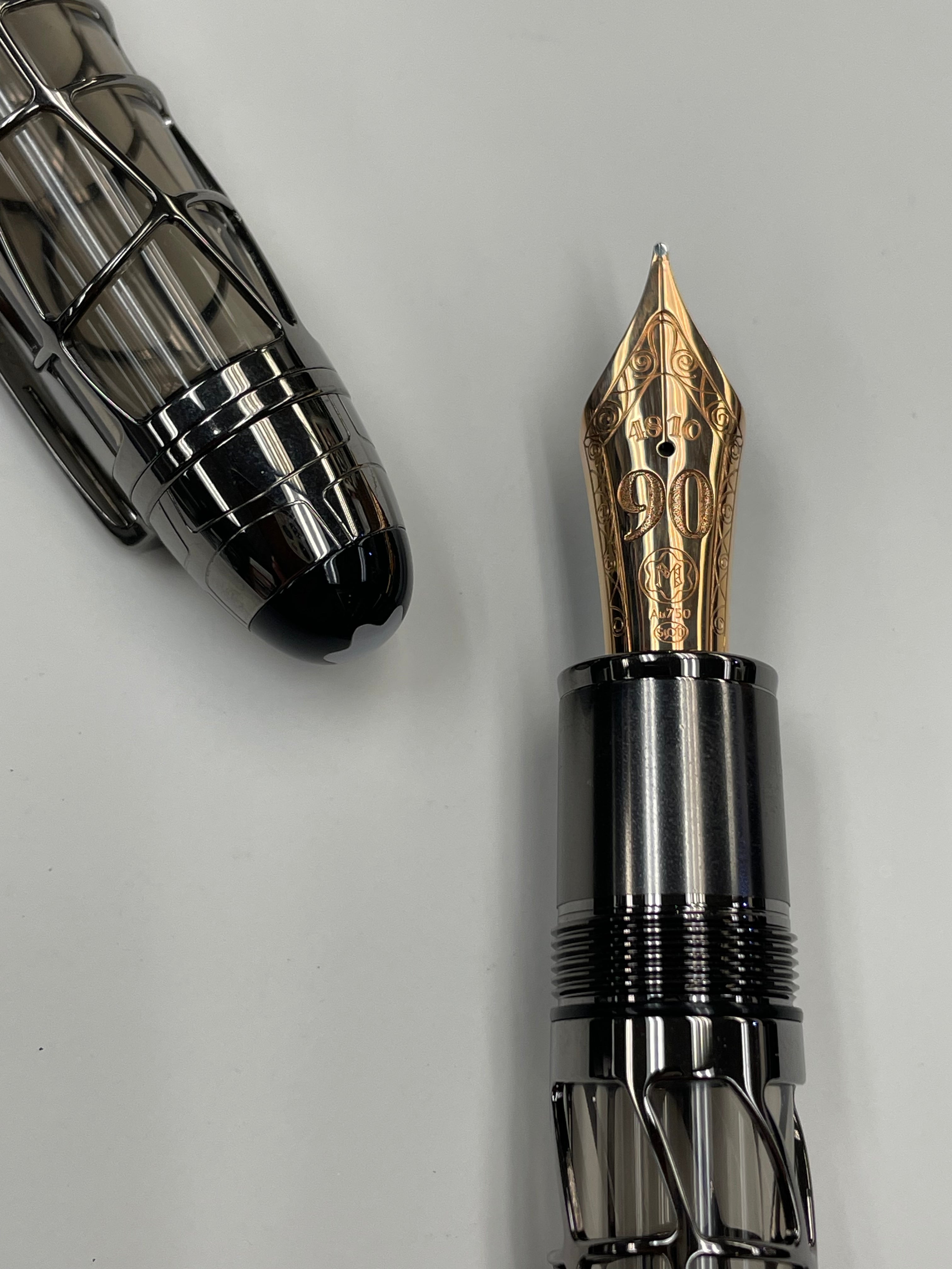 Montblanc Meisterstuck 90th Anniversary Fountain Pen - Skeleton (Limited Edition) M-Pen Boutique Ltd