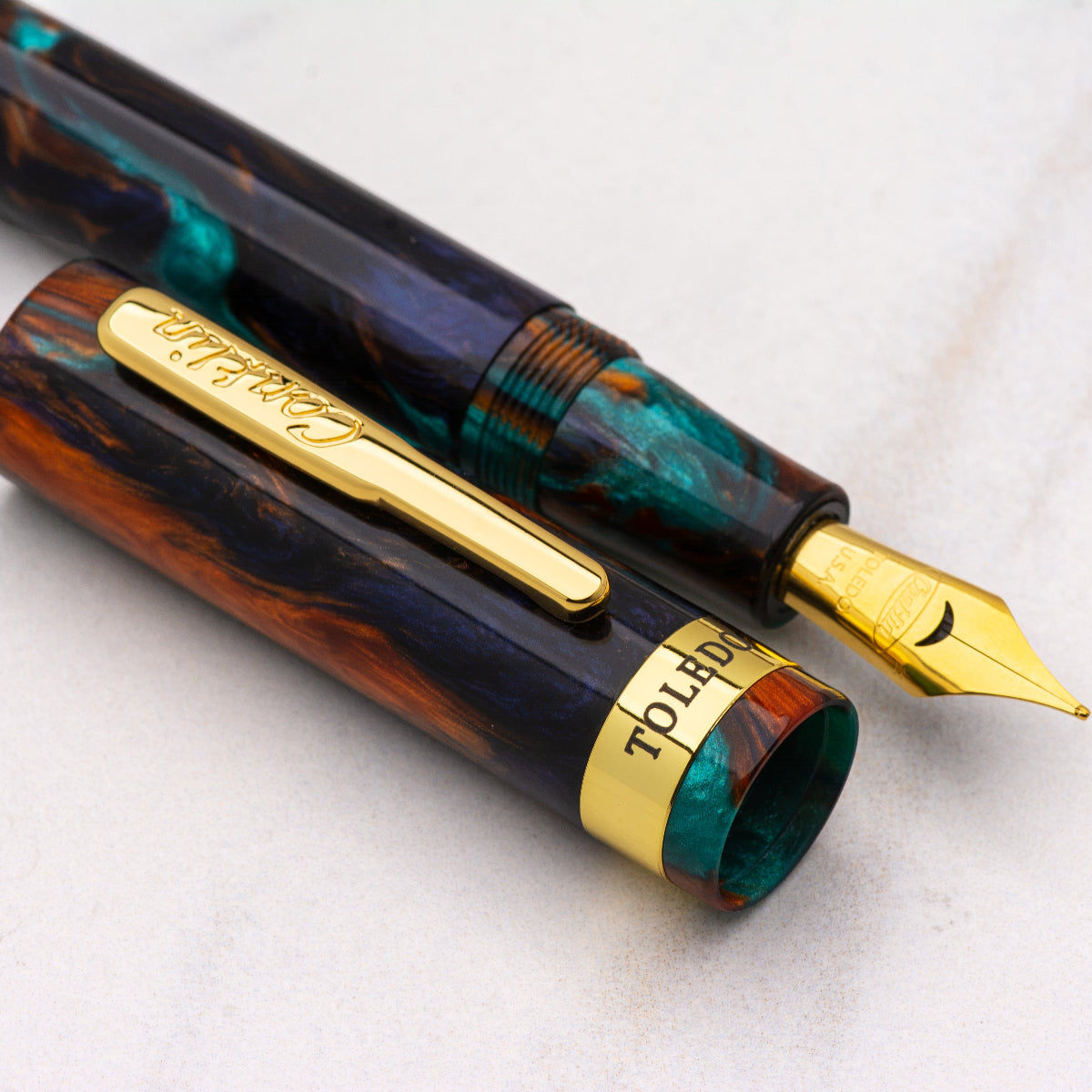 Conklin Toledo Fountain Pen - Bohemian Twilight Light Shadow (Pen Boutique Exclusive)-Pen Boutique Ltd