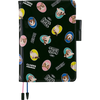 Hobonichi English Book & Cover - Candy Stripper: Random Dog & Cat (Black) - A5 (January Start)-Pen Boutique Ltd