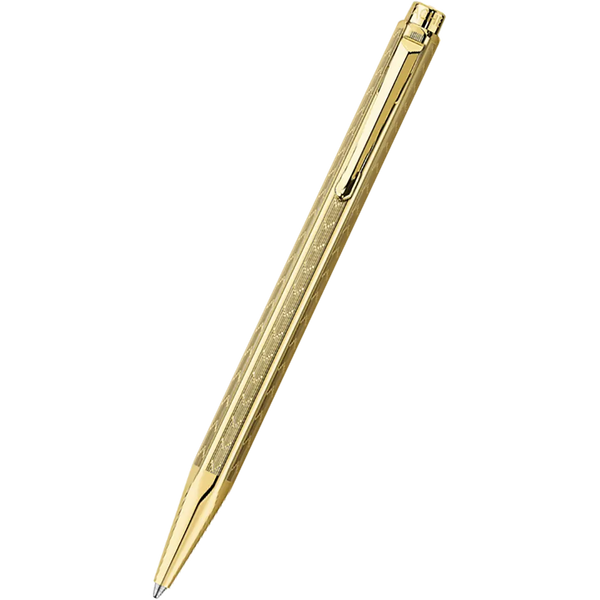 Caran d Ache Ecridor Ballpoint Pen - Chevron Gilded-Pen Boutique Ltd