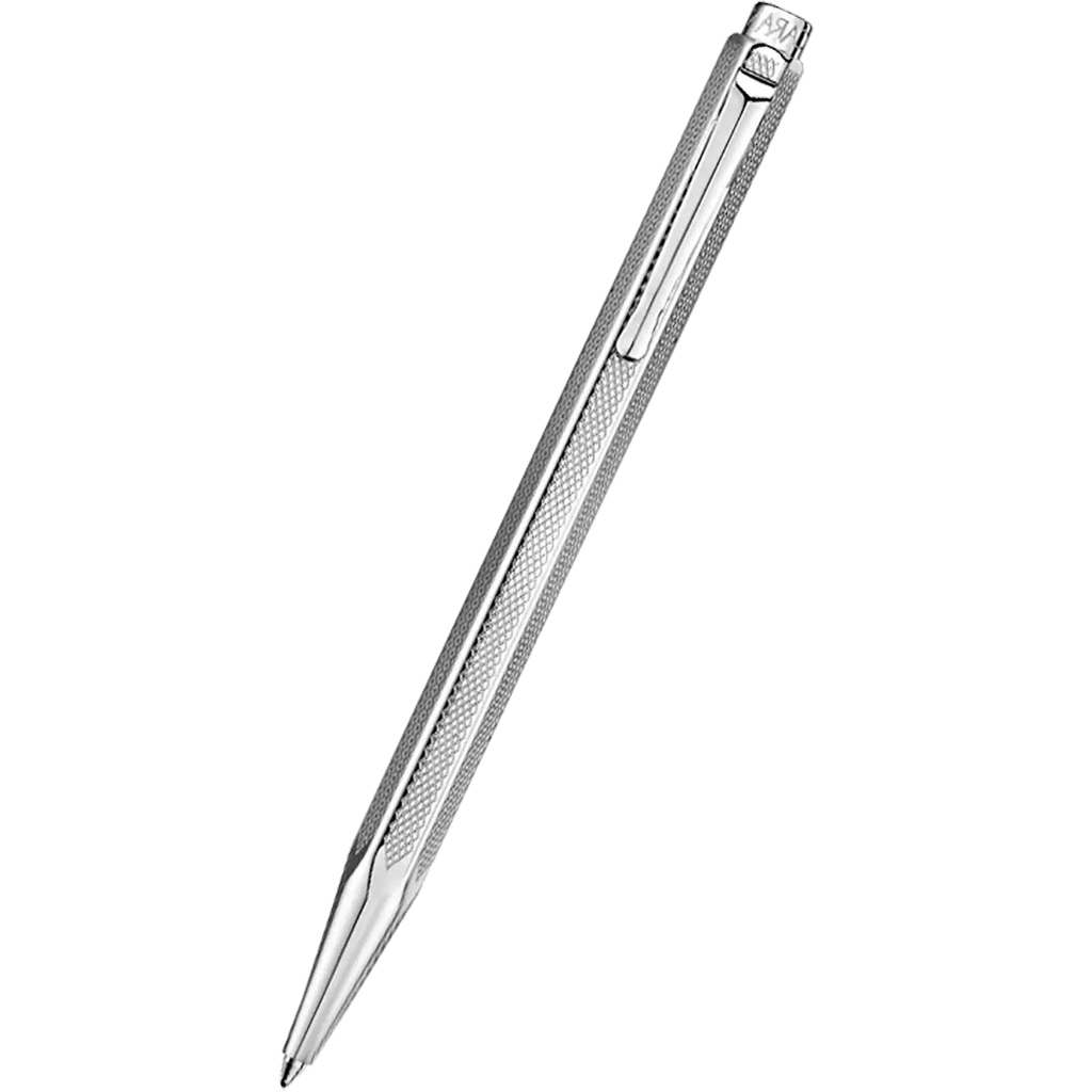 Caran d Ache Ecridor Ballpoint Pen - Retro - Silver Plated - Pen Boutique Ltd