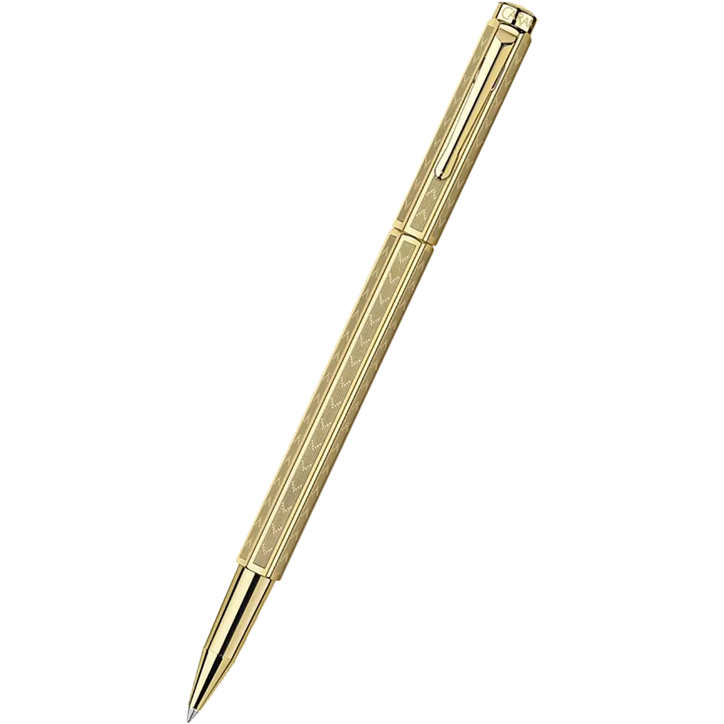 Caran d'Ache Ecridor Rollerball Pen in Maille Milanaise & Silver - Pens Caran d'Ache Ecridor Rollerball Pen in Maille Milanaise & Silver - Pens