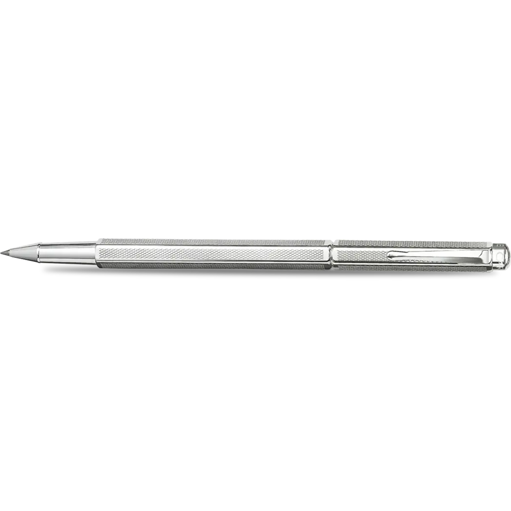 Caran d Ache Ecridor "Retro" Rollerball Pen - Silver Plated-Pen Boutique Ltd