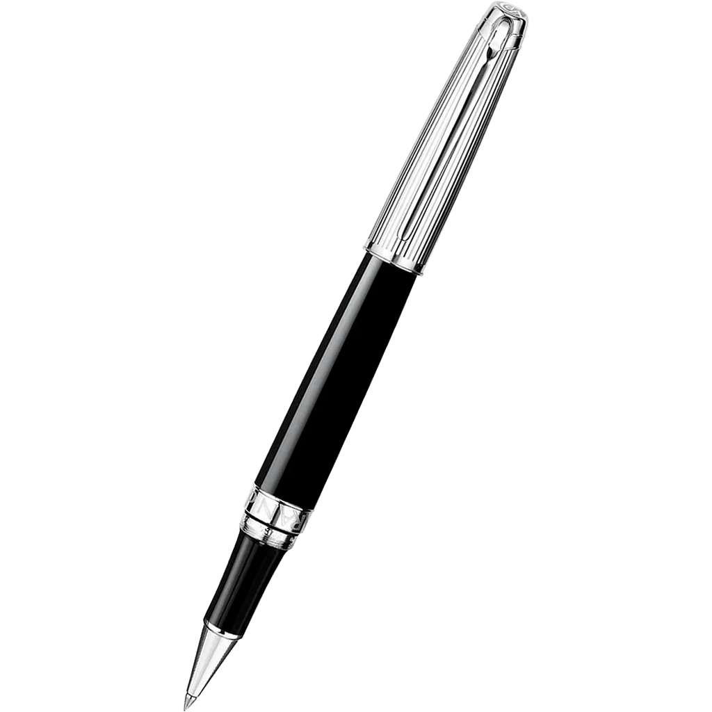 Caran d Ache Leman Bicolor Rollerball Pen - Black - Pen Boutique Ltd