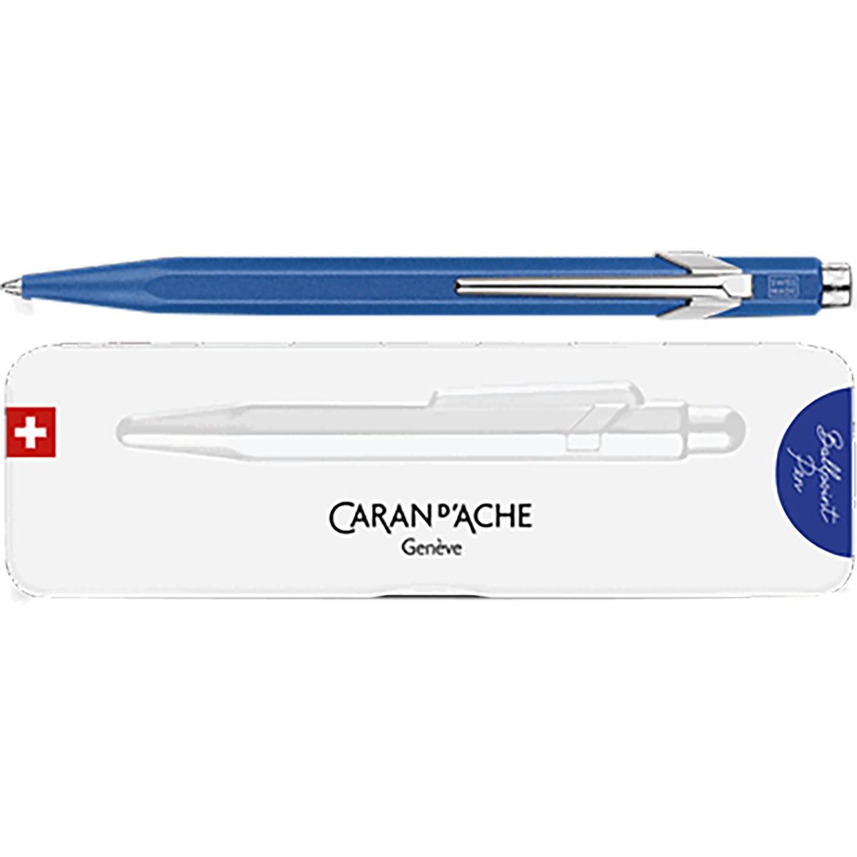 Caran d'Ache 849™ Ballpoint Pen - COLORMAT-X Blue-Pen Boutique Ltd