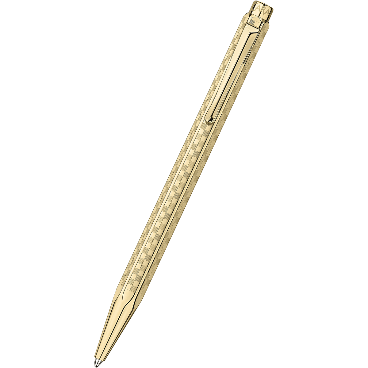 CARAN D'ACHE ECRIDOR ゴールド 限定版 Caran d'Ache Ecridor Gold Damier Special Edition Ballpoint Pen