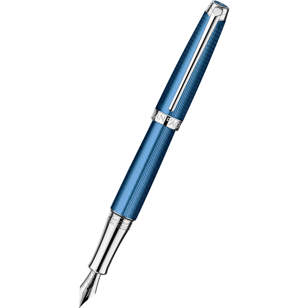Caran d'Ache Leman Fountain Pen - Grand Bleu - Pen Boutique Ltd
