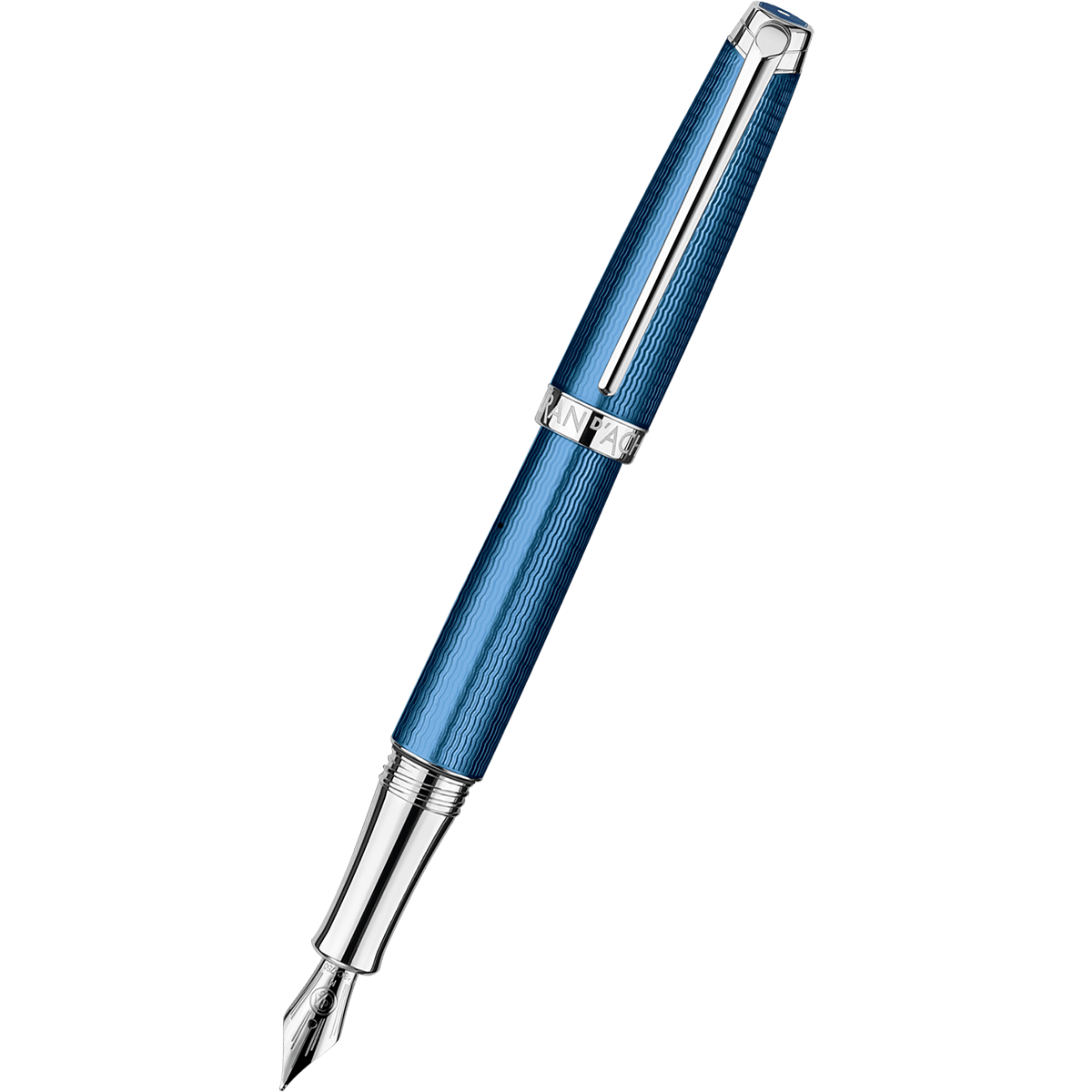 Caran d'Ache Leman Fountain Pen - Grand Bleu-Pen Boutique Ltd