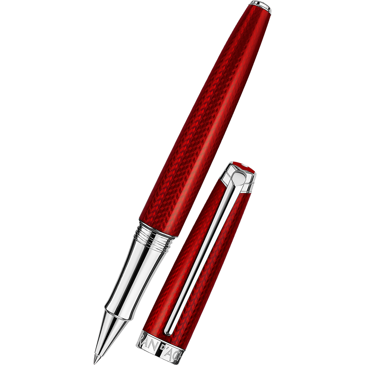 Caran d'Ache Leman Rollerball Pen - Rouge Carmin-Pen Boutique Ltd