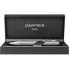 Caran d'Ache Ecridor Ballpoint Pen - Chevron Rhodium - Pen Boutique Ltd