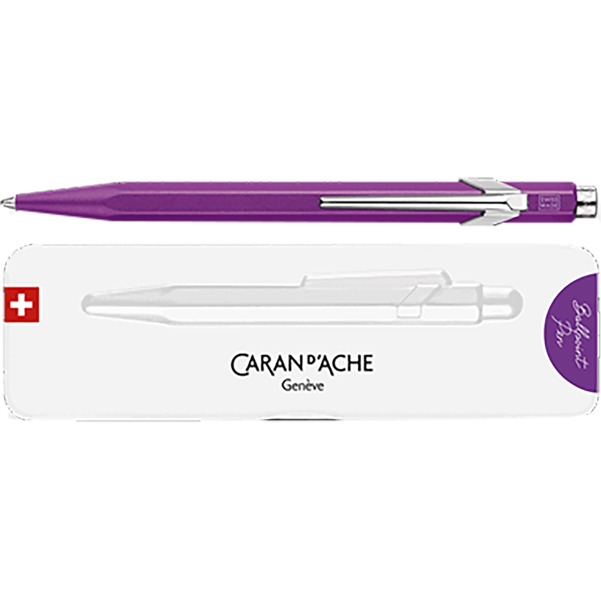Caran d'Ache 849™ Ballpoint Pen - COLORMAT-X Blue-Pen Boutique Ltd