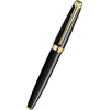 Caran d'Ache Leman Fountain Pen - Ebony Black - Gold Trim