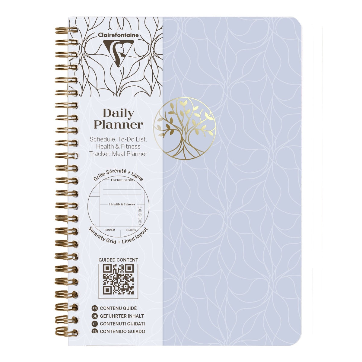Clairefontaine Inspire Daily Planner Wirebound Notebook - A5-Pen Boutique Ltd