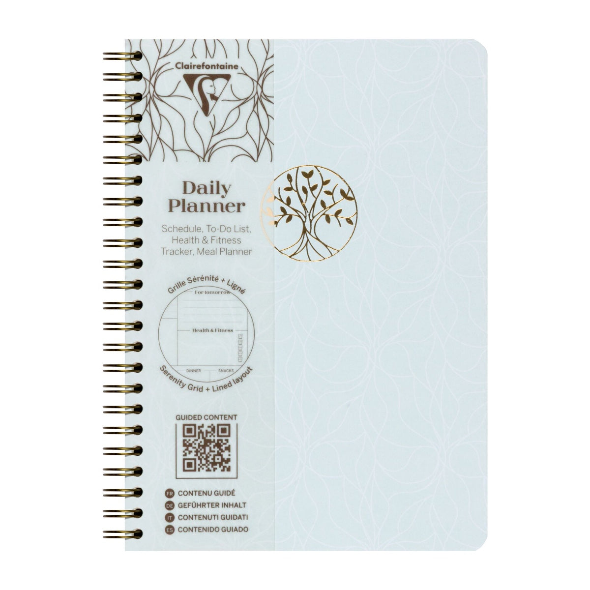 Clairefontaine Inspire Daily Planner Wirebound Notebook - A5-Pen Boutique Ltd