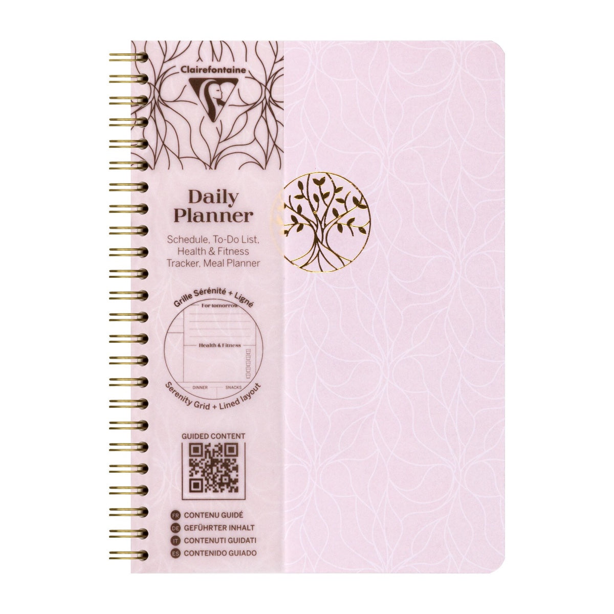 Clairefontaine Inspire Daily Planner Wirebound Notebook - A5-Pen Boutique Ltd