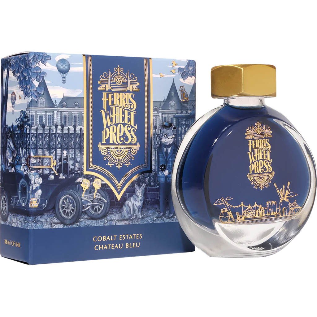 Ferris Wheel Press Ink Bottle - Cobalt Estates - 38ml-Pen Boutique Ltd