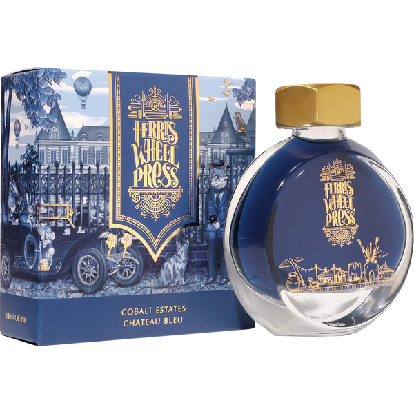 Ferris Wheel Press Ink Bottle - Cobalt Estates - 38ml-Pen Boutique Ltd