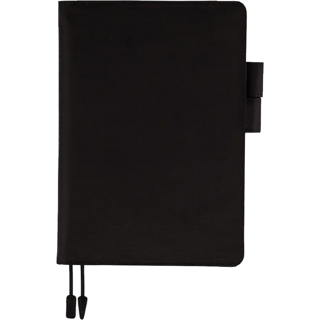 Hobonichi English Book & Cover - Black x Clear Blue - A6 (January Start)-Pen Boutique Ltd