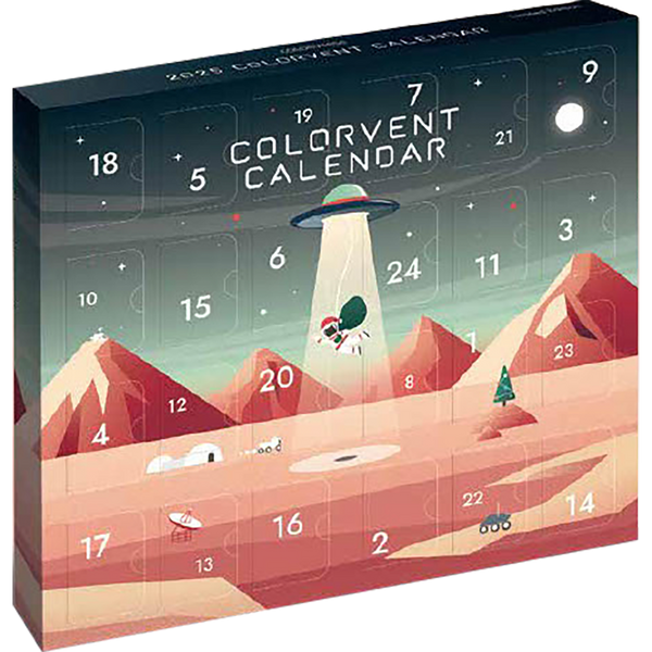 Colorverse 2025 Colorvent Ink Calendar (Limited Edition)-Pen Boutique Ltd