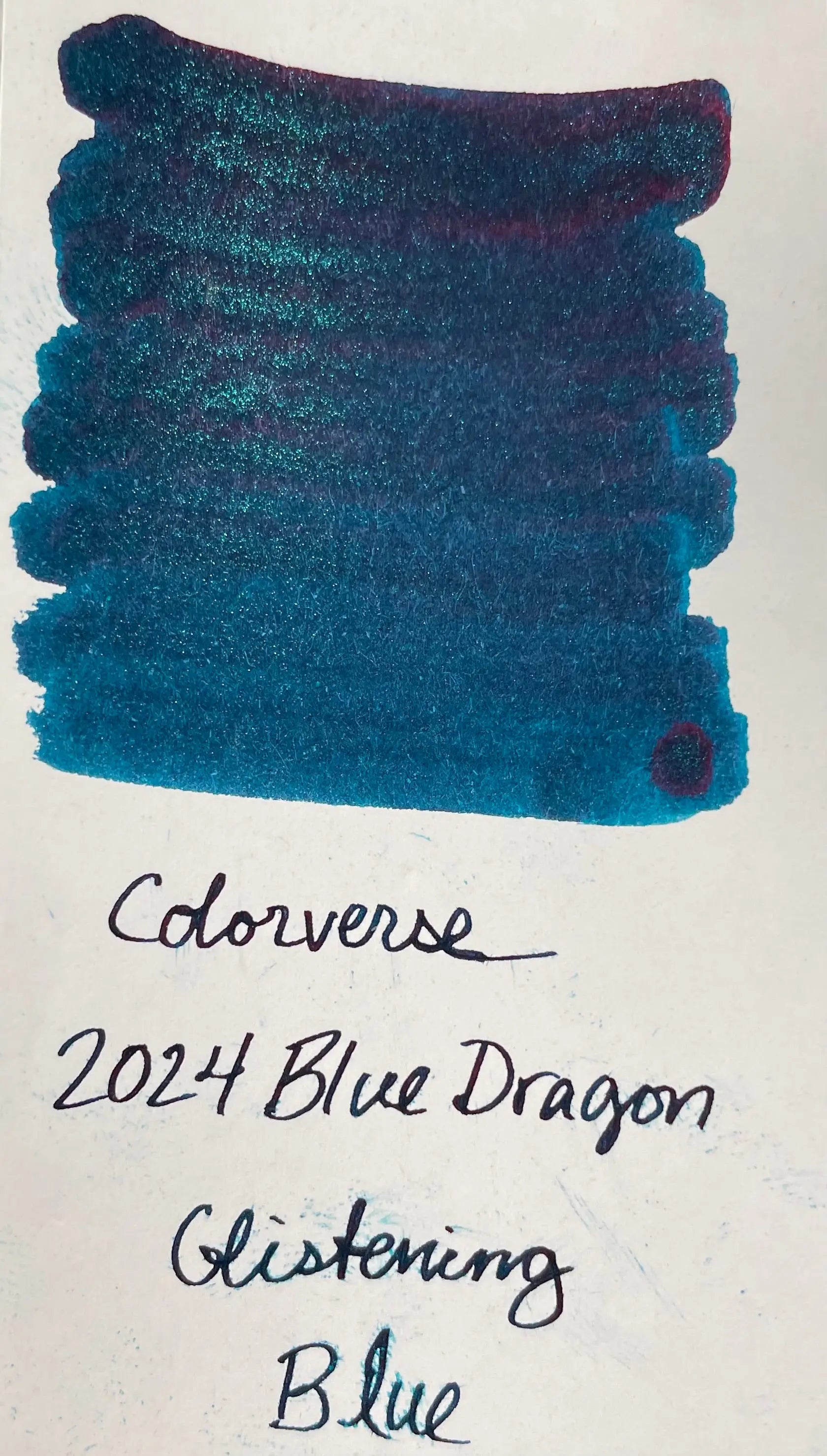 Colorverse Ink Bottle - 2024 Blue Dragon Special Series - Glistening Blue  - 15ml Colorverse
