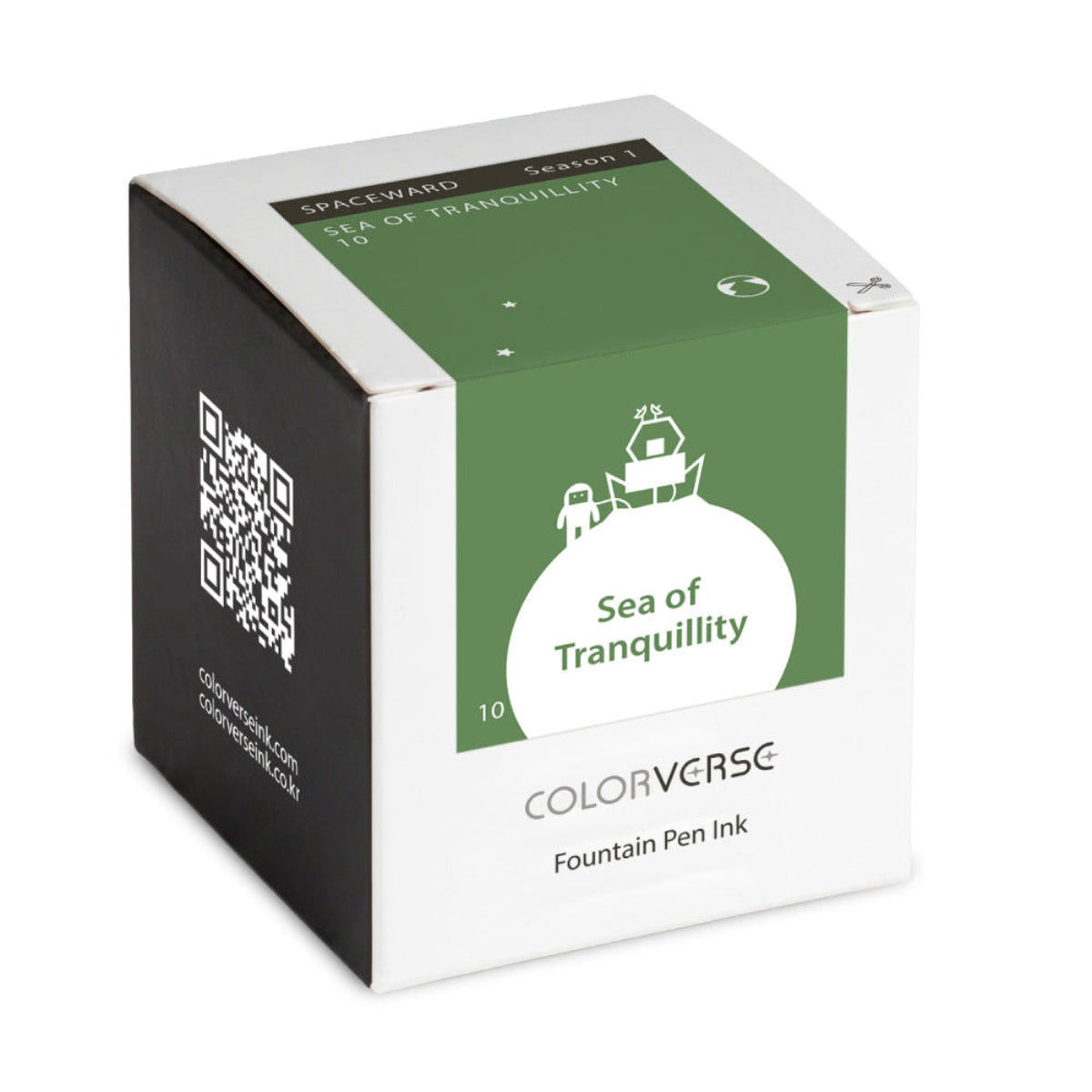 Colorverse Season 1 : Spaceward Ink Bottle No. 10 - Sea of Tranquillity 40ml-Pen Boutique Ltd