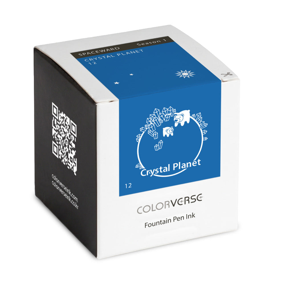 Colorverse Season 1 : Spaceward Ink Bottle No. 12 - Crystal Planet 40ml-Pen Boutique Ltd
